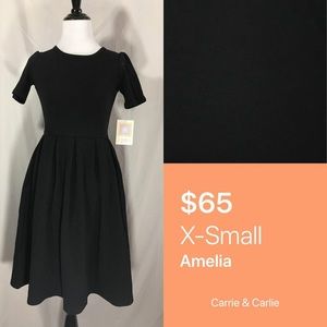 NWT LuLaRoe XS Noir Amelia